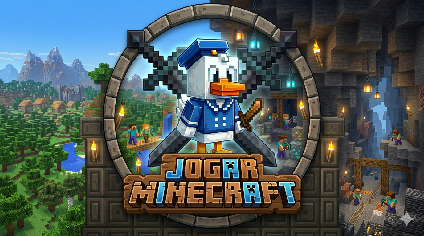 Logo Jogar Minecraft